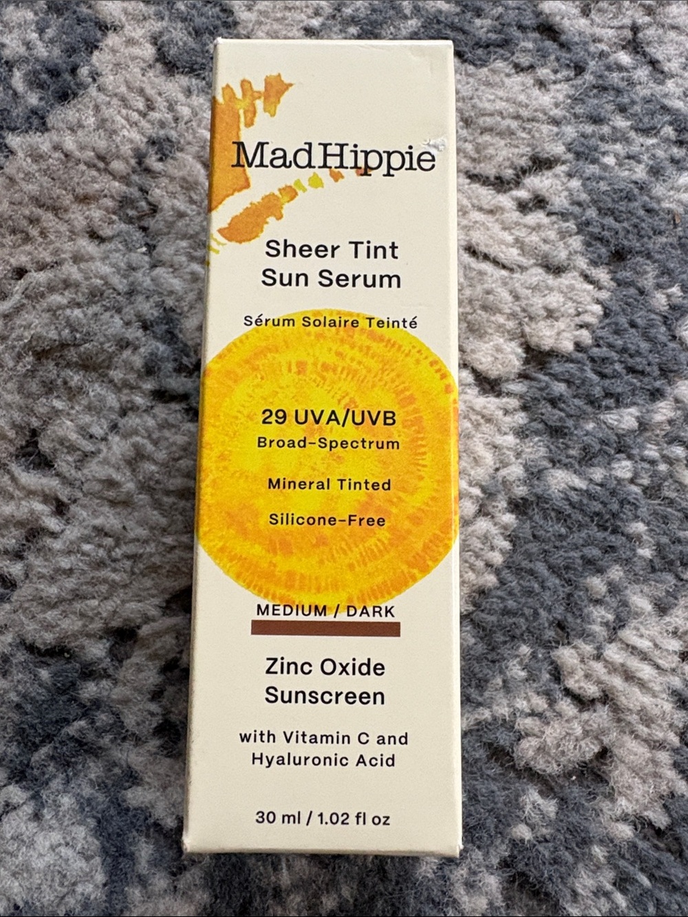 Mad Hippie Sheer Tint Sun Serum - Medium/Dark (Tinted Zinc Oxide Sunscreen)